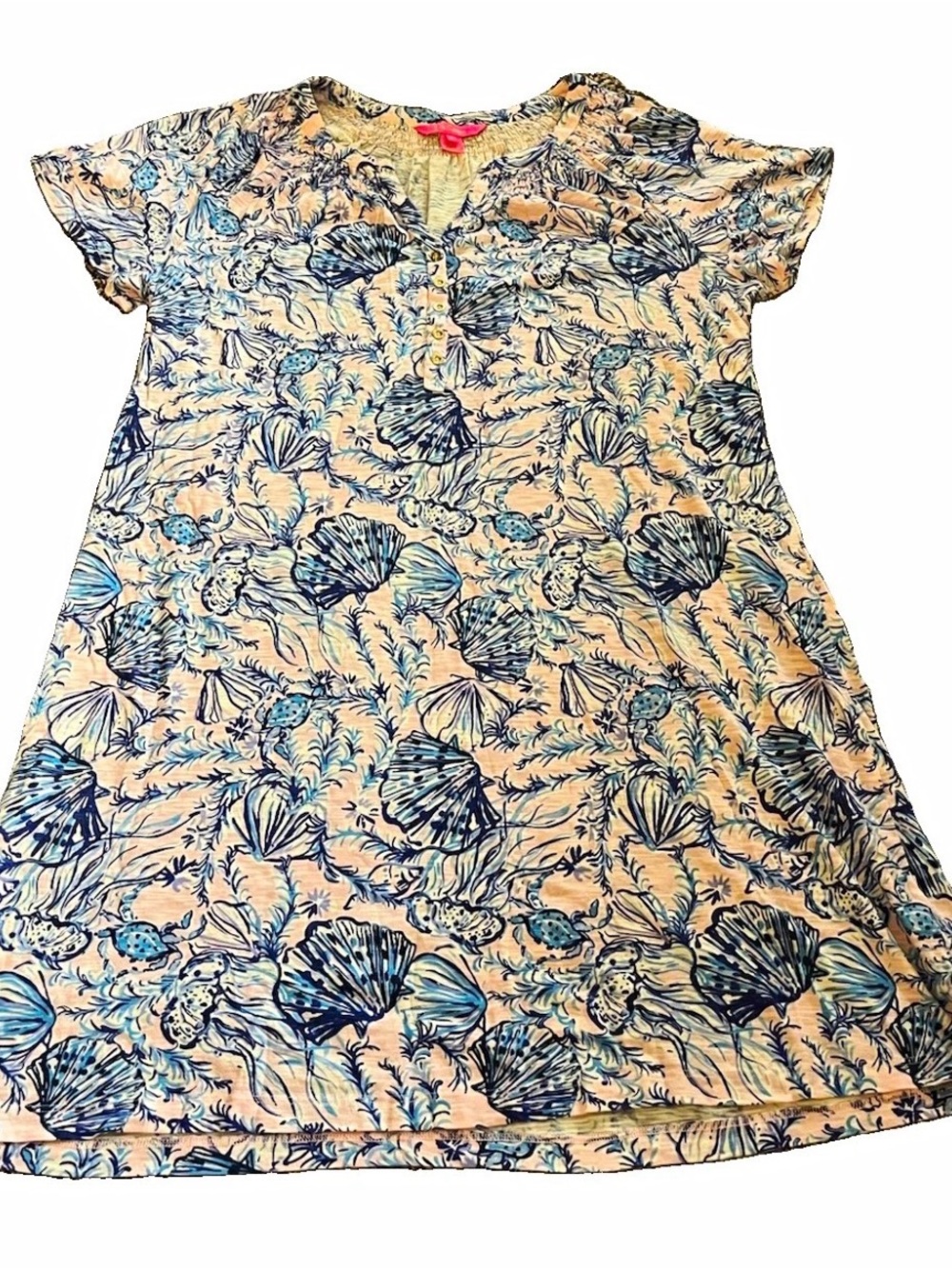 Lilly Pulitzer Short Sleeve Essie Dress Magnolia Lilac A Little Jelly Size L